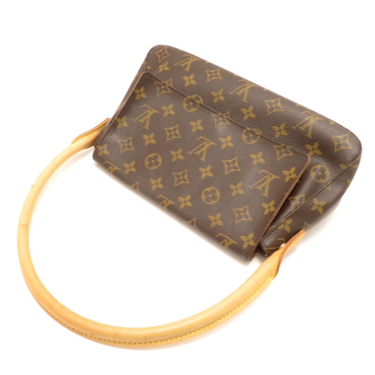 Louis Vuitton Mini Looping Monogram Handbag Canvas Brown — view 3