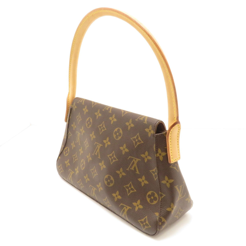Louis Vuitton Mini Looping Monogram Handbag Canvas Brown — view 2