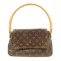 Louis Vuitton Mini Looping Monogram Handbag Canvas Brown