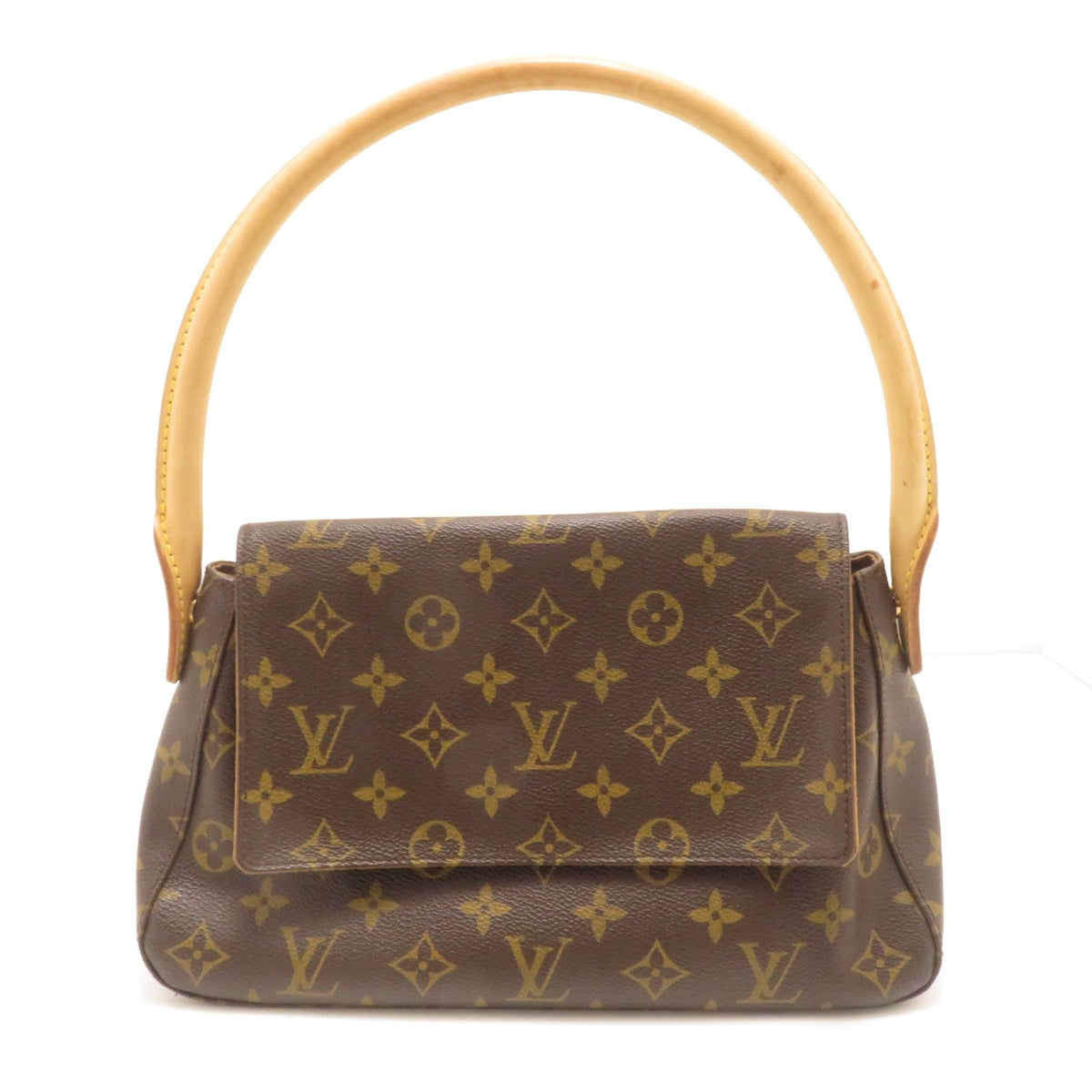 Louis Vuitton Mini Looping Monogram Handbag Canvas Brown