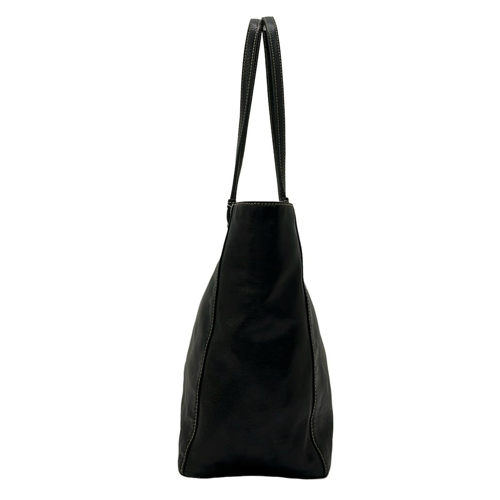 Prada Shoulder Bag Black Leather — view 4