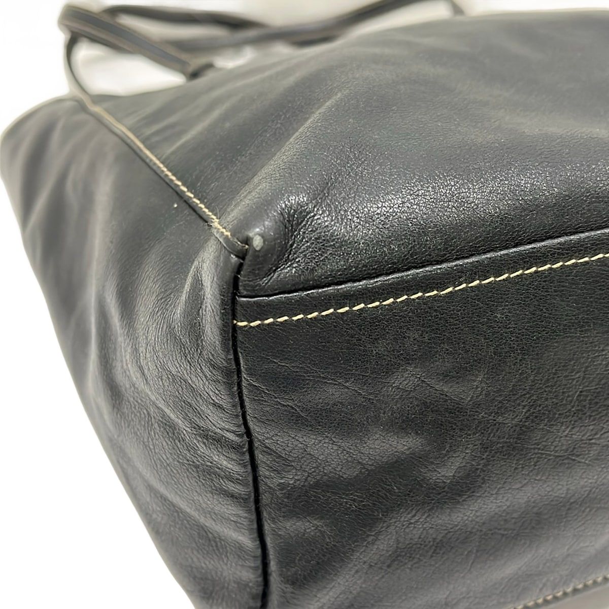 Prada Shoulder Bag Black Leather — view 6