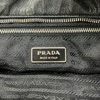 Prada Shoulder Bag Black Leather — view 8