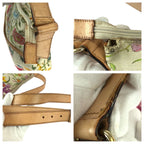 Gucci Flora Multicolor Gold Canvas Leather Shoulder Bag — view 6
