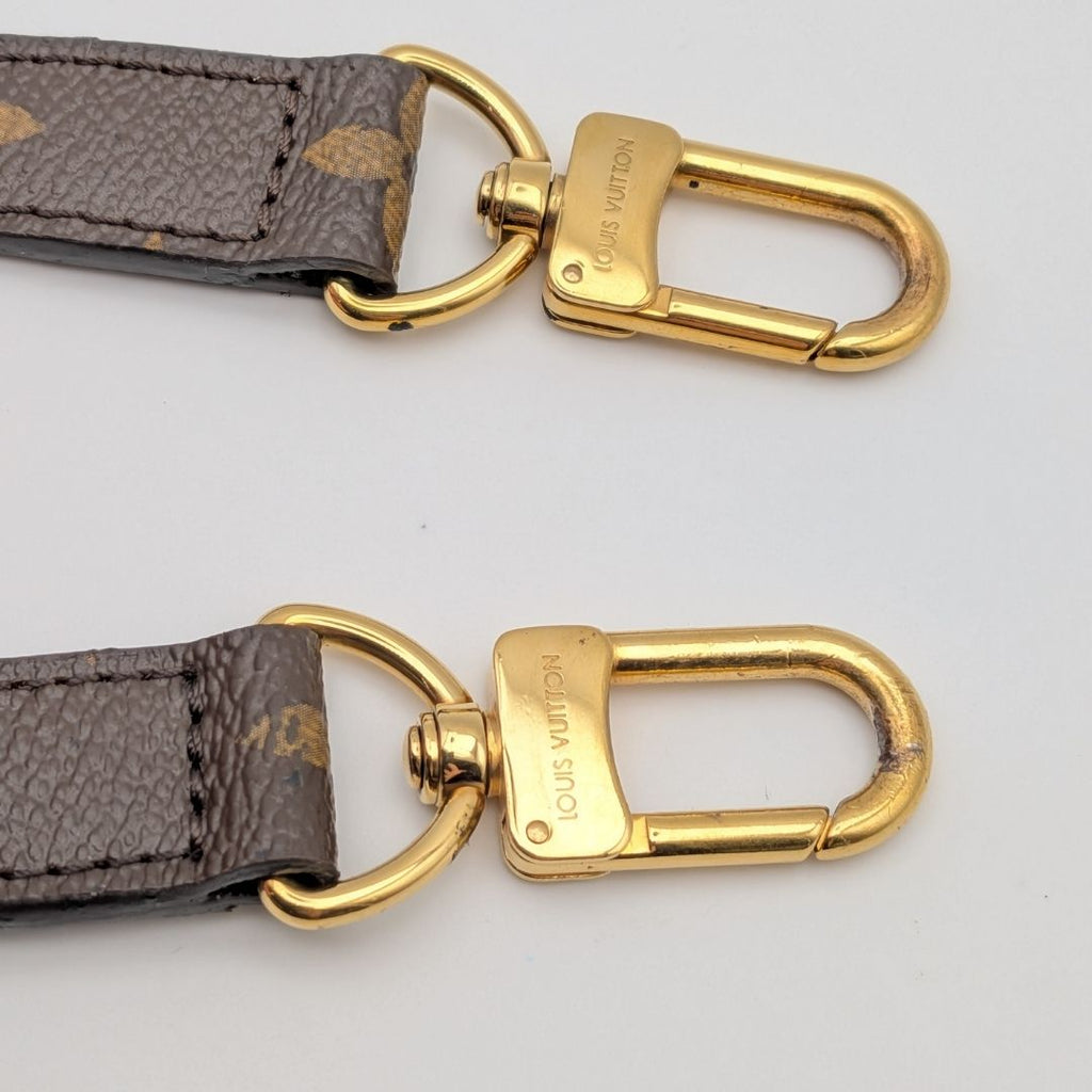 Louis Vuitton Shoulder Strap Monogram Adjustable Gold Pallas Handbag — view 6