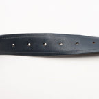 Louis Vuitton Ceinture Sidney Damier Belt Logo Silver Brown Navy — view 6