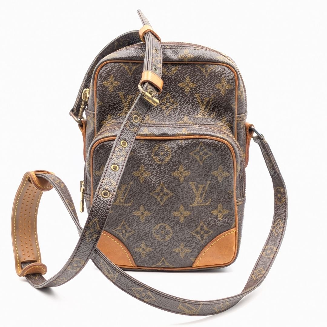 Louis Vuitton Amazon Monogram Brown Shoulder Bag Cross