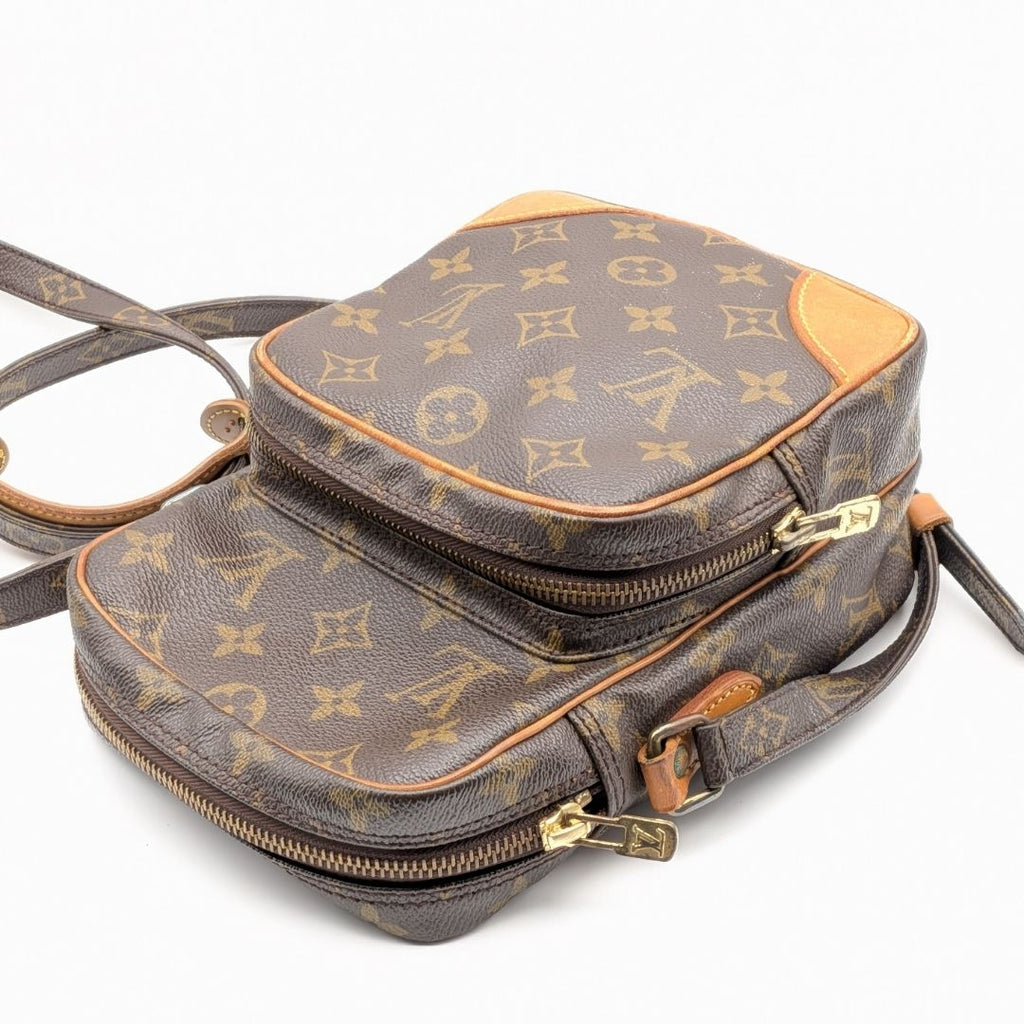 Louis Vuitton Amazon Monogram Brown Shoulder Bag Cross — view 3
