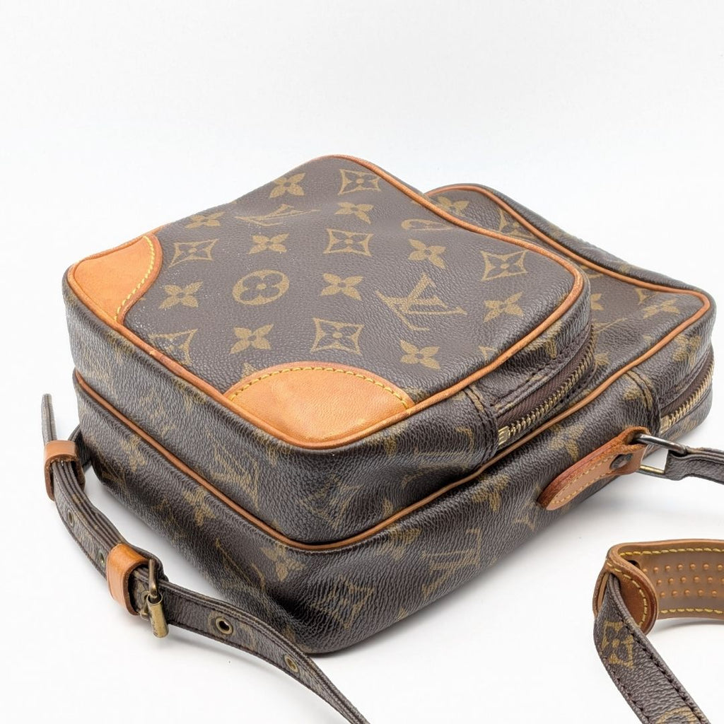 Louis Vuitton Amazon Monogram Brown Shoulder Bag Cross — view 4