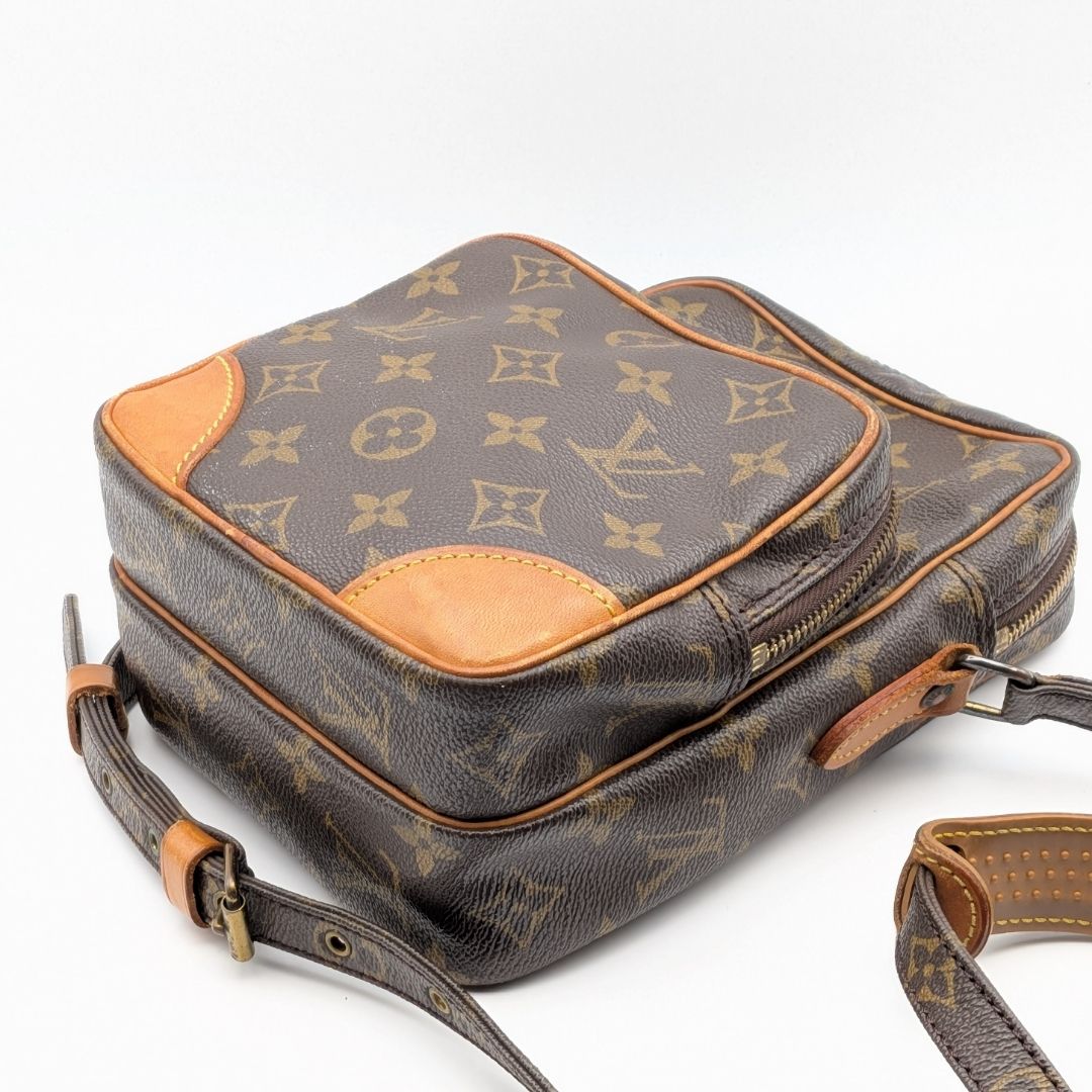 Louis Vuitton Amazon Monogram Brown Shoulder Bag Cross — view 4