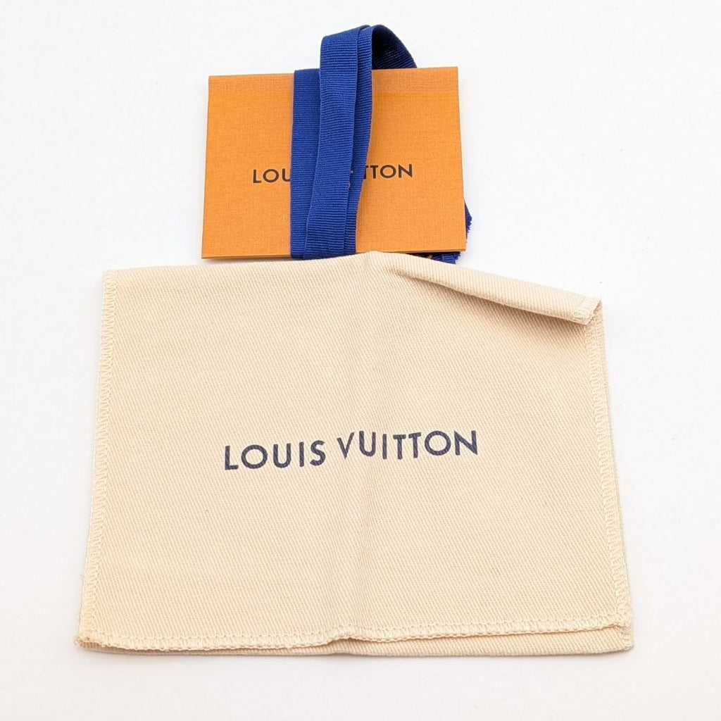 Louis Vuitton Bracelet LV Treble Damier Graphite Gray Blue Silver — view 8