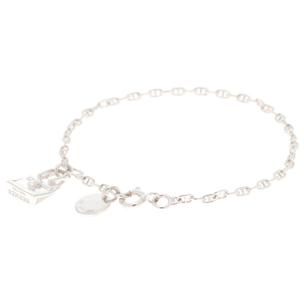 Hermes Birkin Charm BL Bracelet Stainless Steel Silver