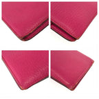 Hermes Bearn Classic Rose Tyrian Pink Chevre Wallet — view 3