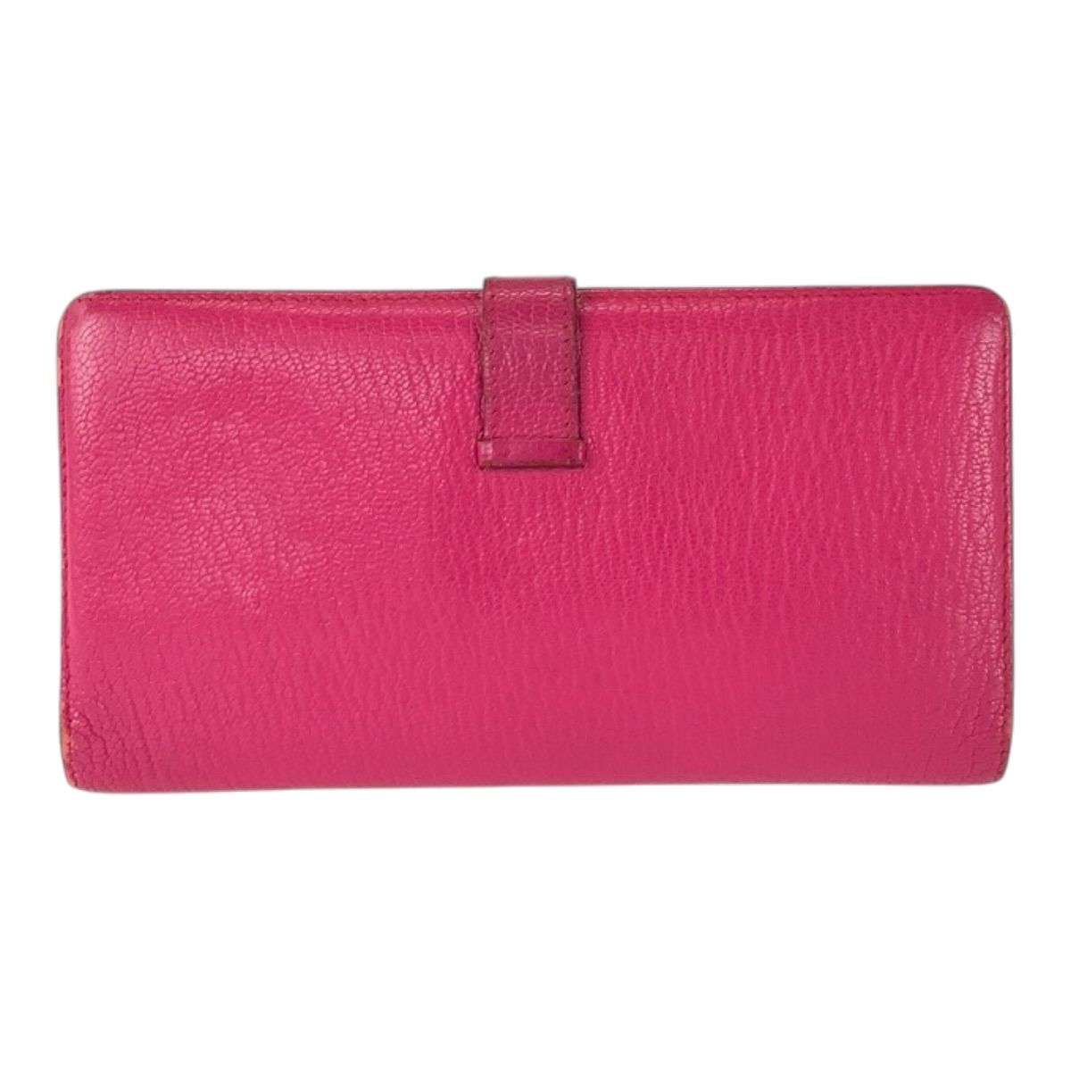 Hermes Bearn Classic Rose Tyrian Pink Chevre Wallet — view 2