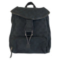 Gucci Black Silver GG Canvas Leather Backpack