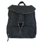 Gucci Black Silver GG Canvas Leather Backpack