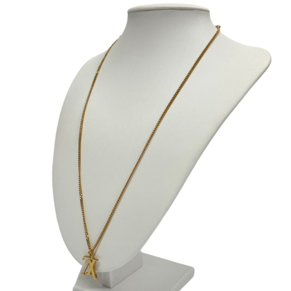 Louis Vuitton Collier LV Upside Down Necklace Gold Colored — view 3