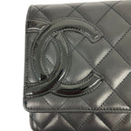 Chanel Cambon Line Chain Wallet Black Shoulder Bag — view 6