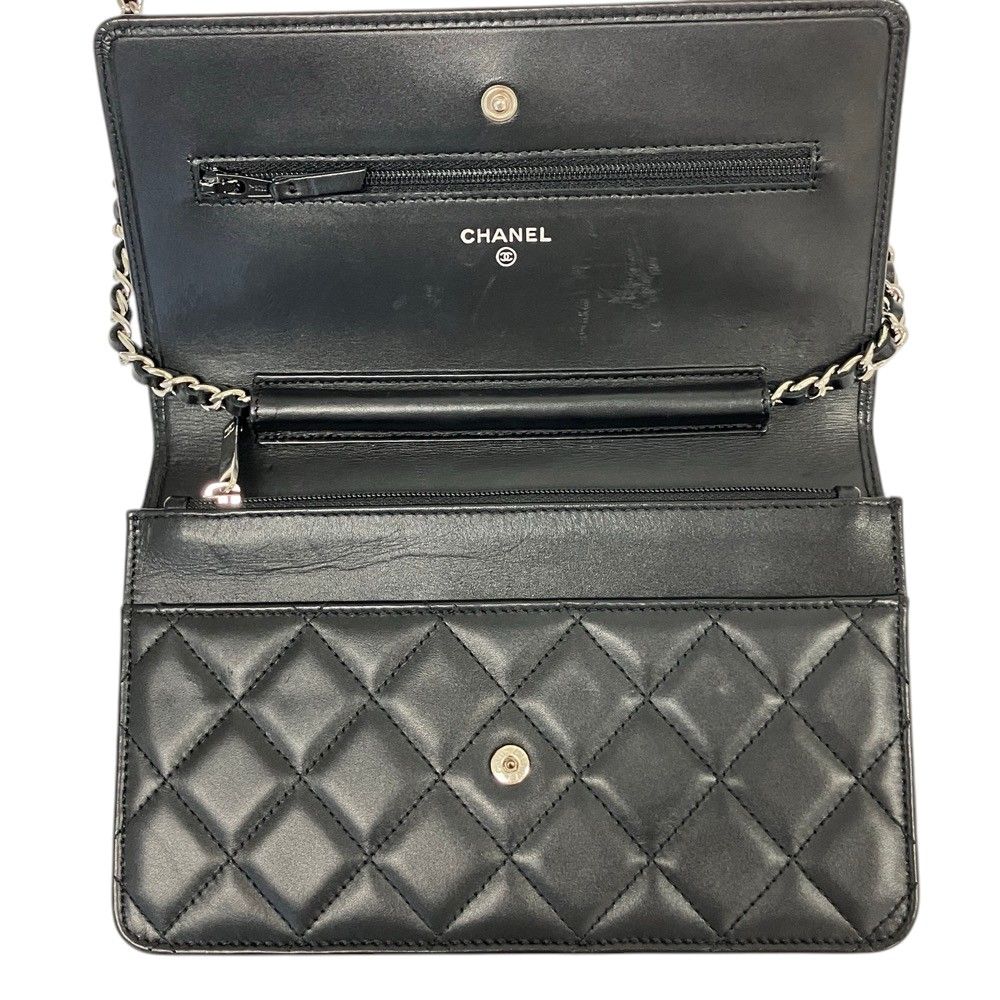 Chanel Cambon Line Chain Wallet Black Shoulder Bag — view 7