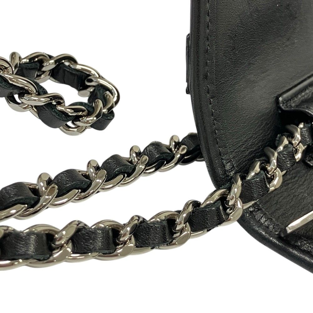 Chanel Cambon Line Chain Wallet Black Shoulder Bag — view 8