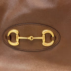 Gucci Horsebit 1955 Leather Tote Bag Brown — view 6