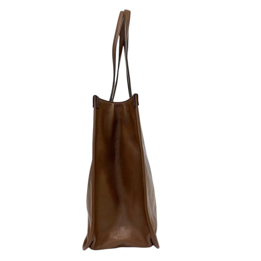 Gucci Horsebit 1955 Leather Tote Bag Brown — view 2