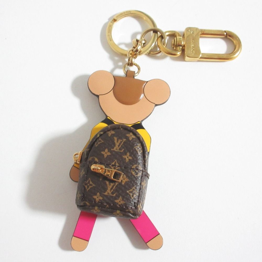 Louis Vuitton Porte Cles Christmas Teddy Bear Key Ring Multicolor — view 2