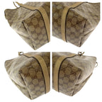 Gucci GG Crystal Beige Gold Tote Shoulder Bag — view 4