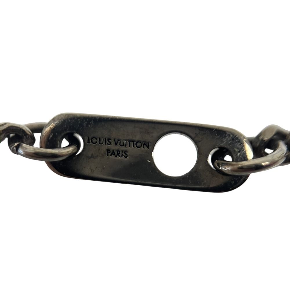 Louis Vuitton Collier LV Upside Down Necklace Gunmetal — view 6