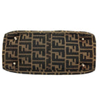 Fendi Zucca Canvas Handbag Brown — view 5
