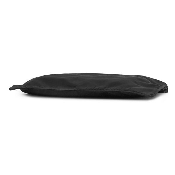 Prada Shoulder Bag Triangle Logo Nylon Black Silver — view 3