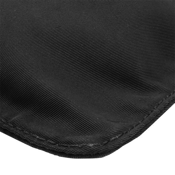 Prada Shoulder Bag Triangle Logo Nylon Black Silver — view 4