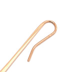 Hermes Earrings Crew de Forges Rose Gold Pink Hook — view 4