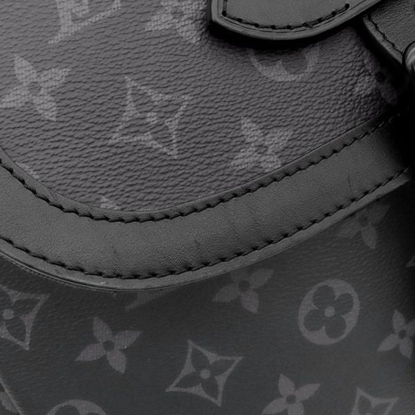 Louis Vuitton Backpack Saumur Monogram Eclipse Black — view 5