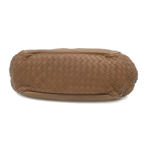 Bottega Veneta Handbag Intrecciato Leather Brown Gold — view 3