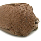 Bottega Veneta Handbag Intrecciato Leather Brown Gold — view 5