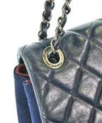 Chanel Shoulder Bag Navy — view 8