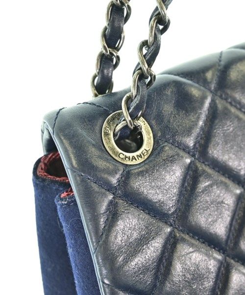 Chanel Shoulder Bag Navy — view 8