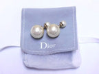 Dior Tribal Earrings Resin Pearl Gold — view 5