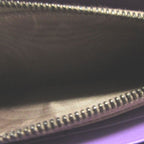 Bottega Veneta Intrecciato Leather Pink Purple L-shaped Zipper Wallet — view 5