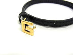 Gucci Patent Leather Bracelet Black — view 3