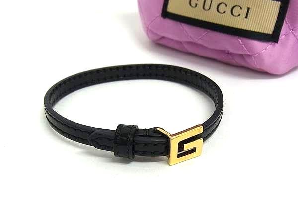 Gucci Patent Leather Bracelet Black
