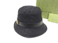 Gucci GG Marmont Pattern Polyester Cotton Bucket Hat