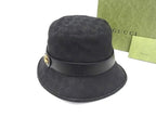 Gucci GG Marmont Pattern Polyester Cotton Bucket Hat