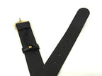 Gucci Interlocking G Guccissima Leather Gold 80 32 Black Belt — view 3