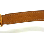 Hermes Trench Leather Gold Bracelet Brown — view 4