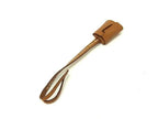 Hermes Mini Clochette Leather Silver Bag Charm Key Holder Brown — view 2