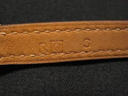 Hermes Etriviere Leather Silver Bracelet Red — view 4