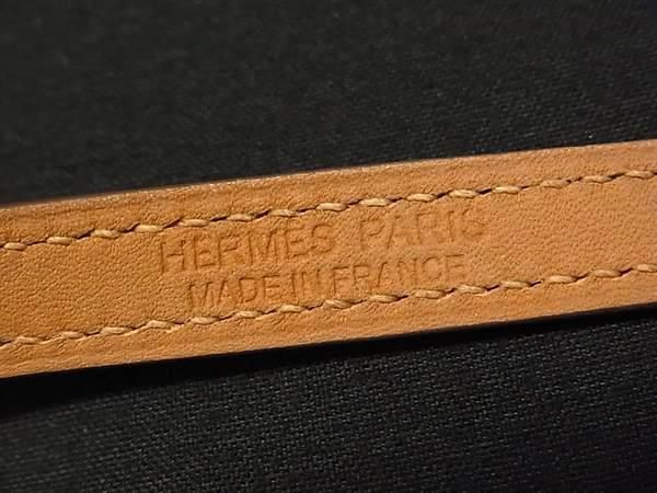 Hermes Etriviere Leather Silver Bracelet Red — view 5