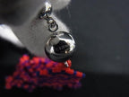 Celine Beads Earrings Red Navy — view 3